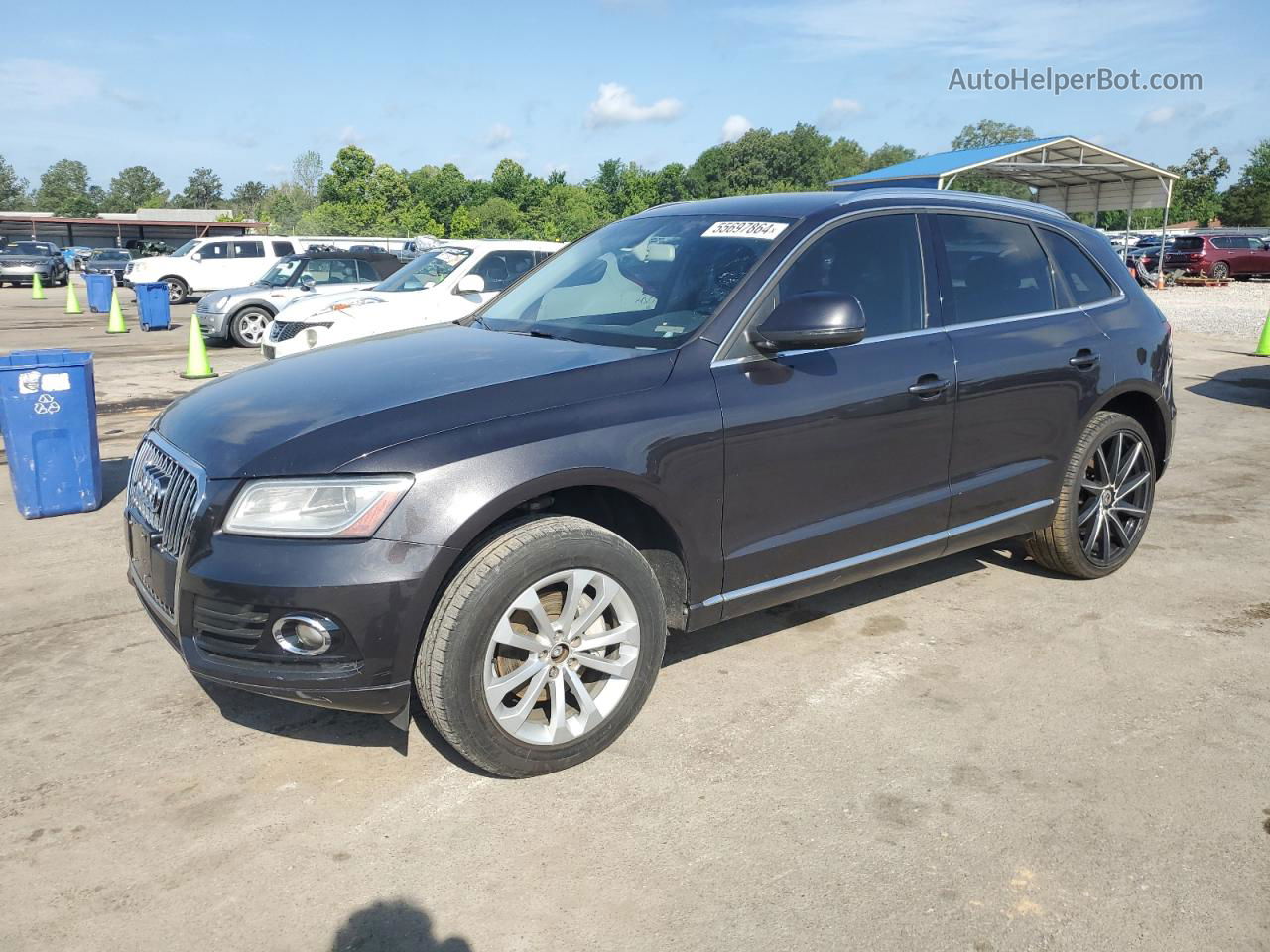 2014 Audi Q5 Premium Charcoal vin: WA1CFAFP8EA062098