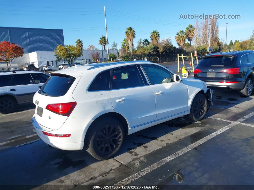 2014 Audi Q5 2.0t Premium White vin: WA1CFAFP8EA117858