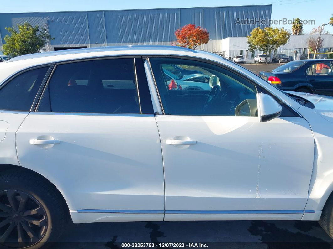 2014 Audi Q5 2.0t Premium White vin: WA1CFAFP8EA117858