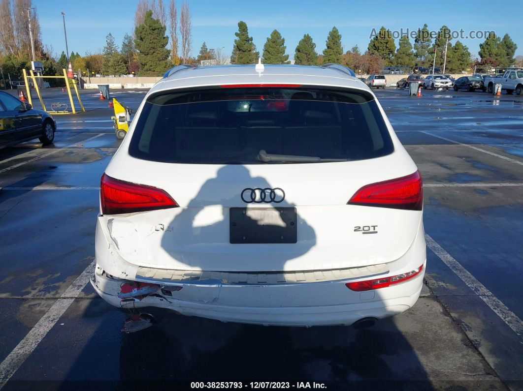 2014 Audi Q5 2.0t Premium White vin: WA1CFAFP8EA117858