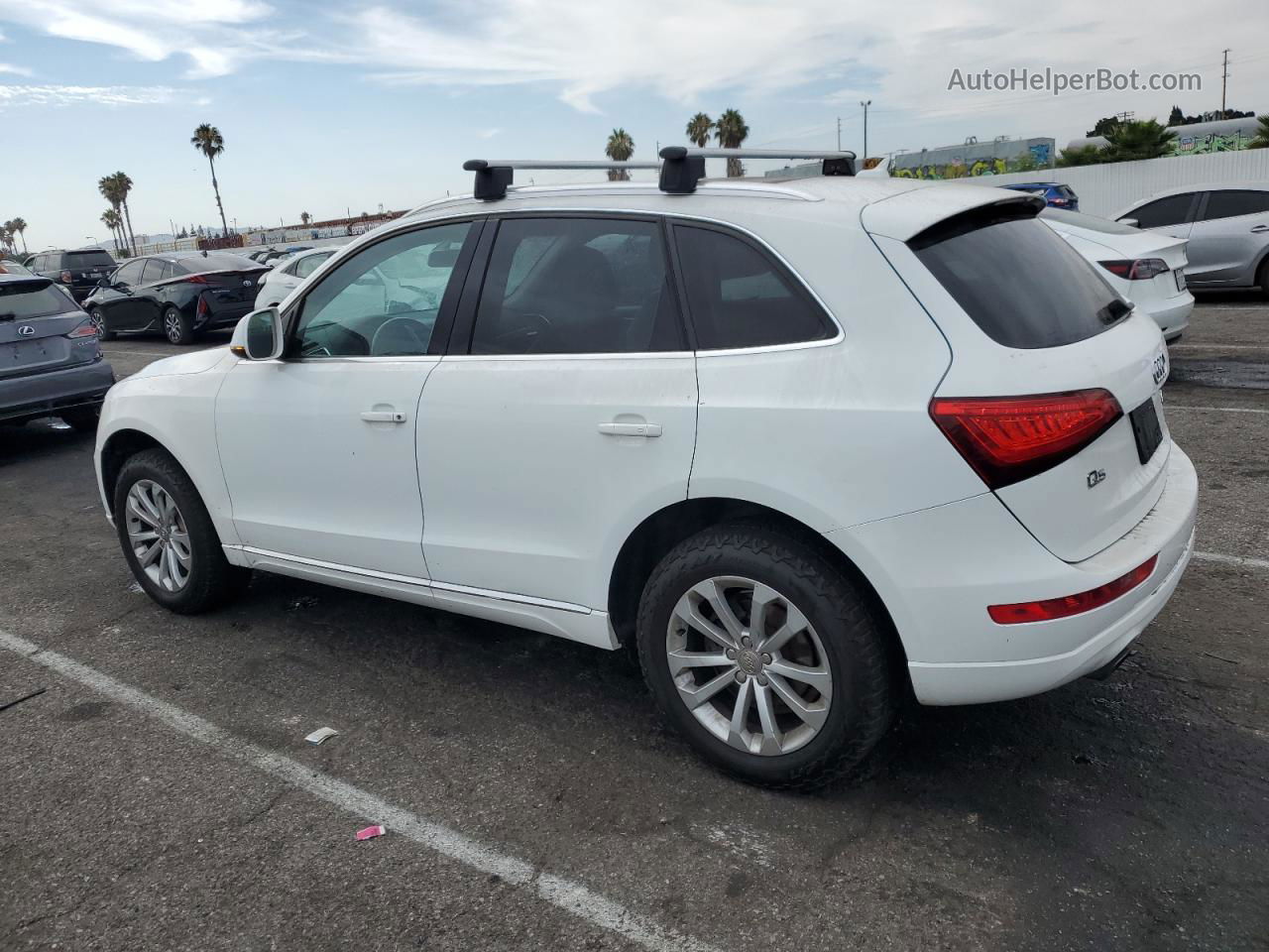 2014 Audi Q5 Premium White vin: WA1CFAFP9EA085650