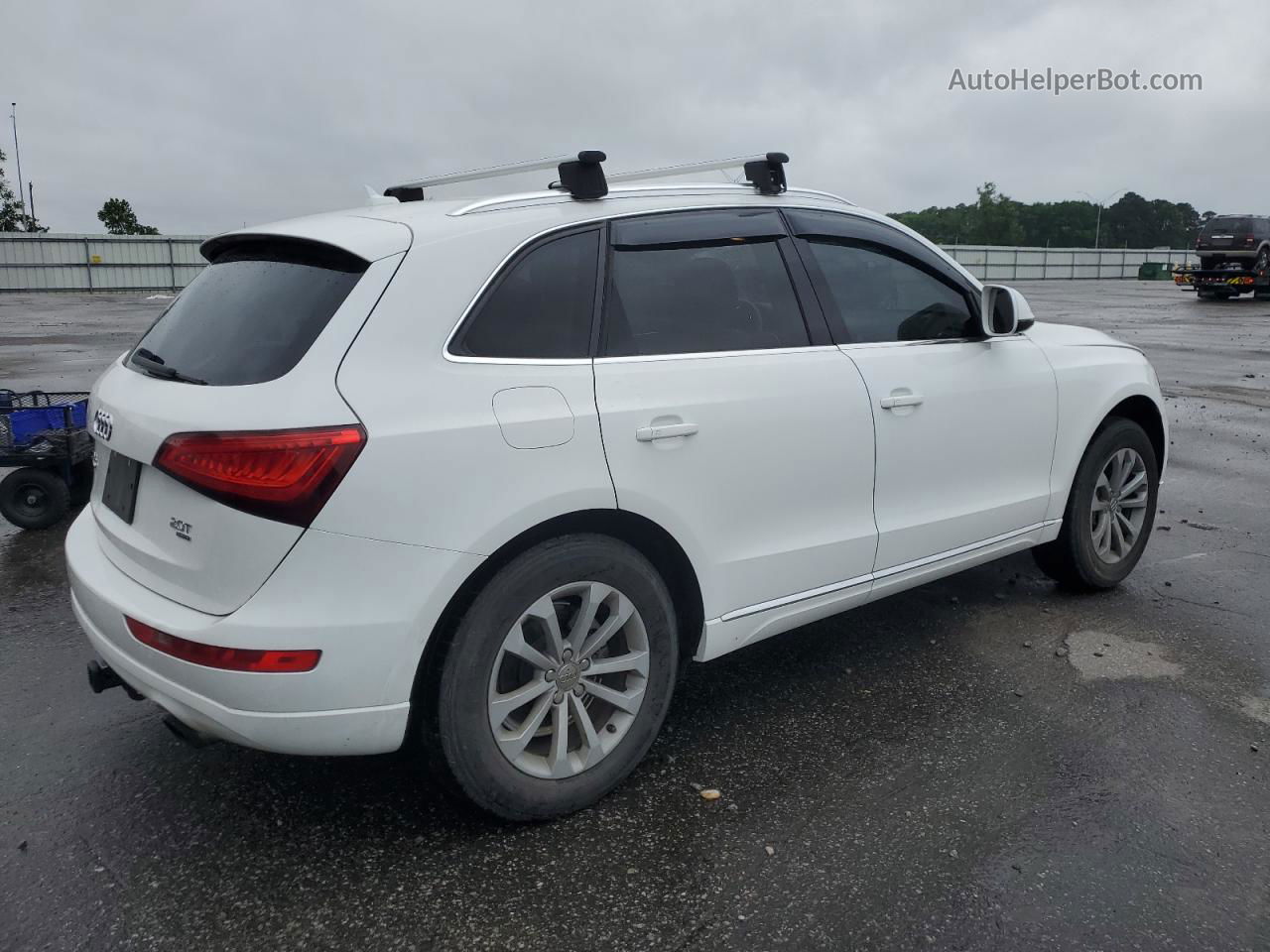 2014 Audi Q5 Premium White vin: WA1CFAFP9EA093571