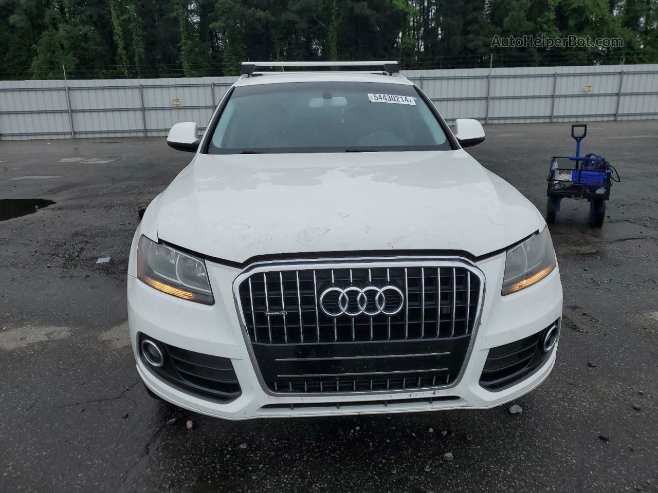 2014 Audi Q5 Premium Белый vin: WA1CFAFP9EA093571