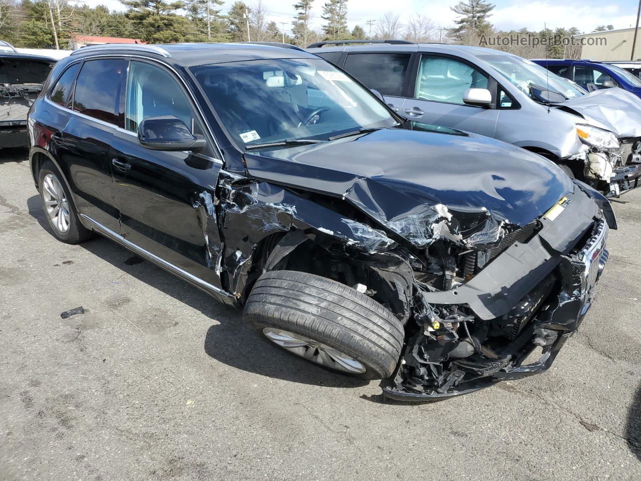 2014 Audi Q5 Premium Черный vin: WA1CFAFP9EA099189