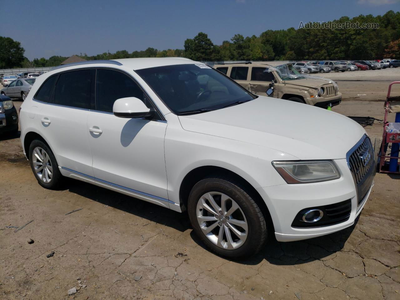 2014 Audi Q5 Premium White vin: WA1CFAFPXEA022783