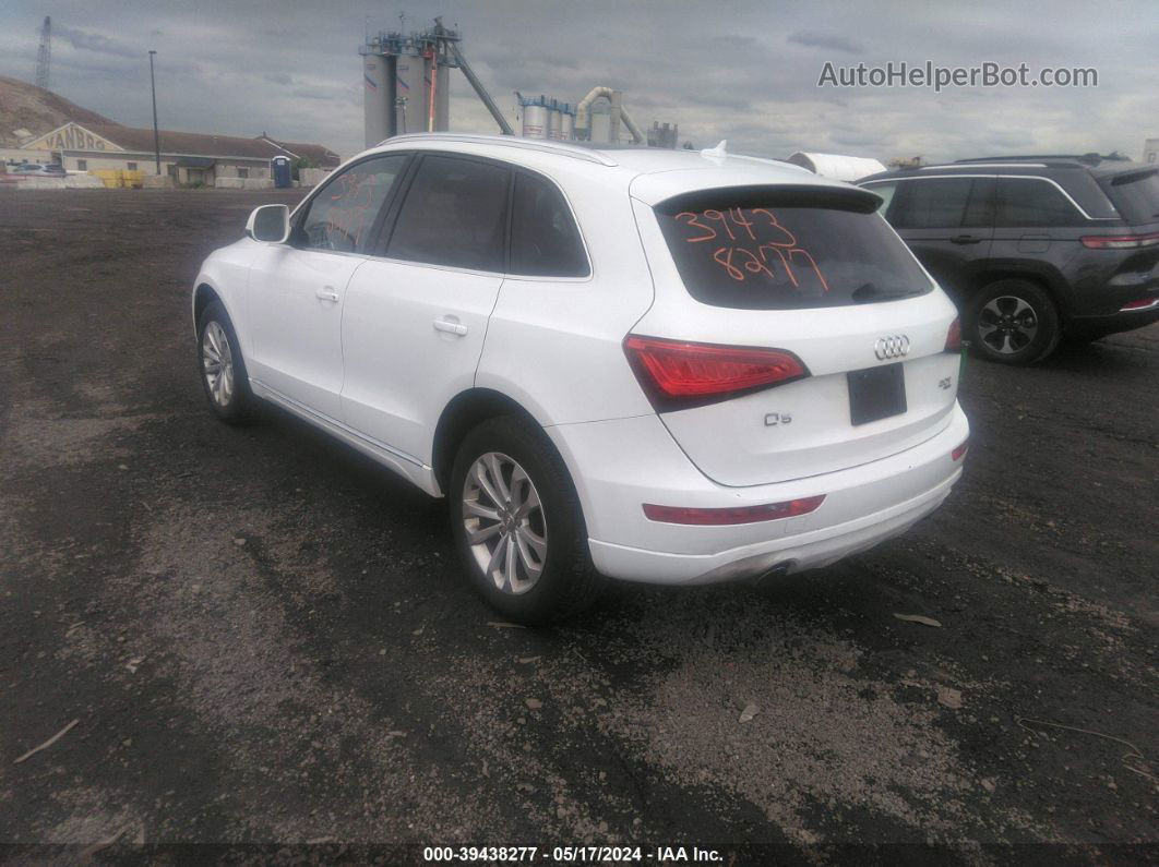 2014 Audi Q5 2.0t Premium White vin: WA1CFAFPXEA075323