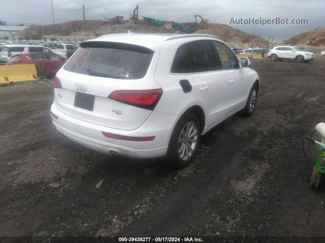 2014 Audi Q5 2.0t Premium White vin: WA1CFAFPXEA075323