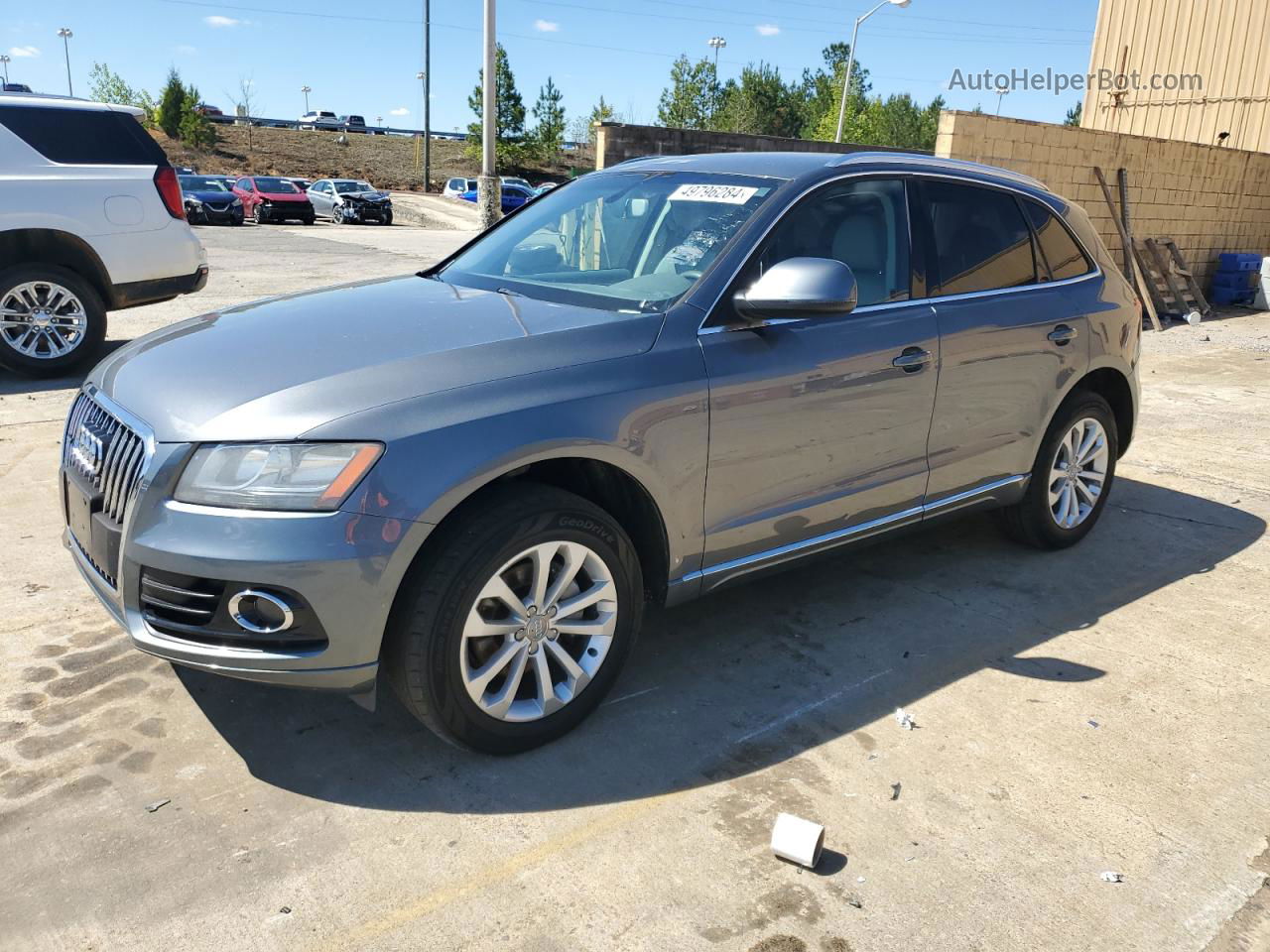 2014 Audi Q5 Premium Серый vin: WA1CFBFP0EA050629