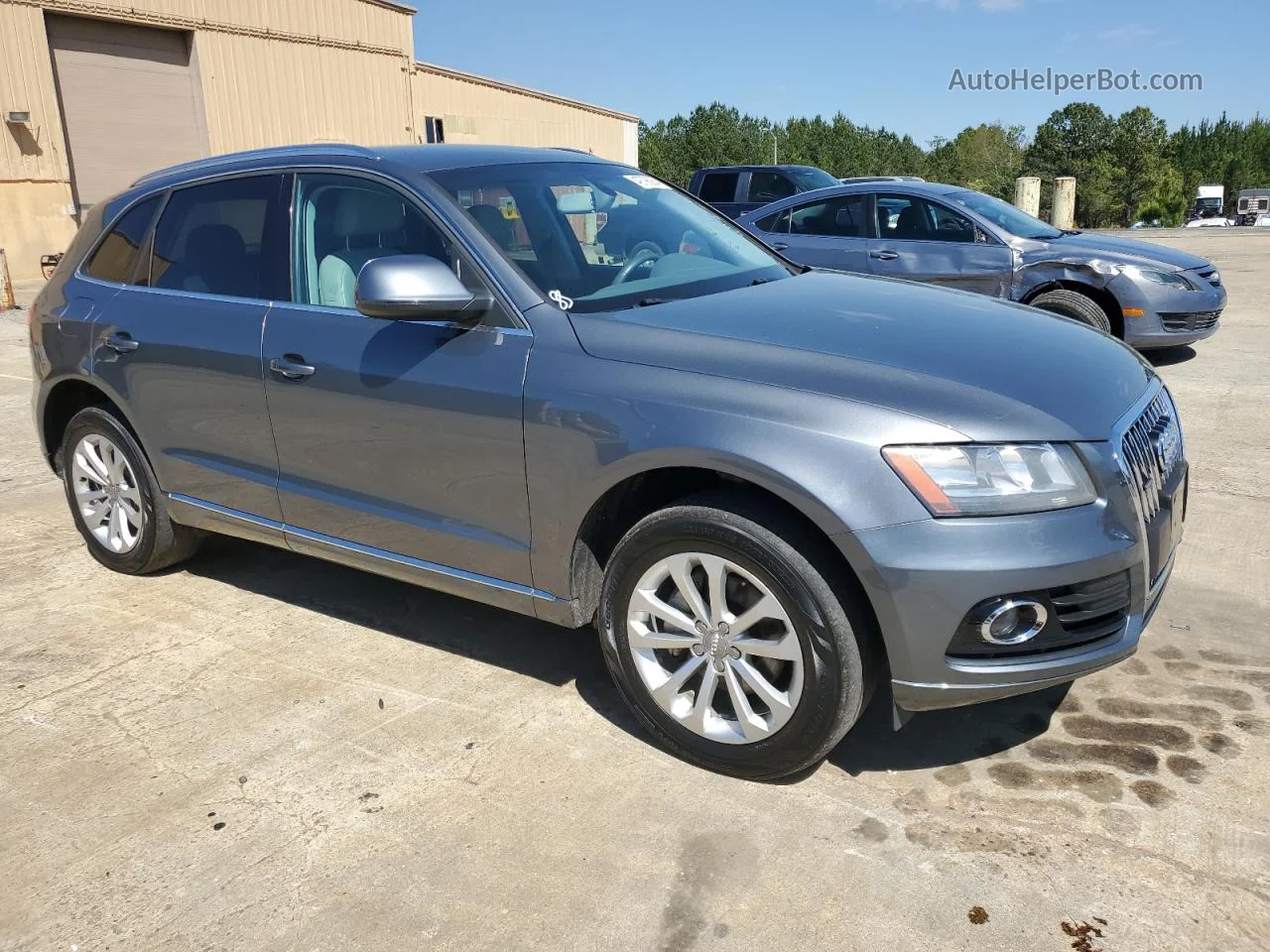 2014 Audi Q5 Premium Серый vin: WA1CFBFP0EA050629