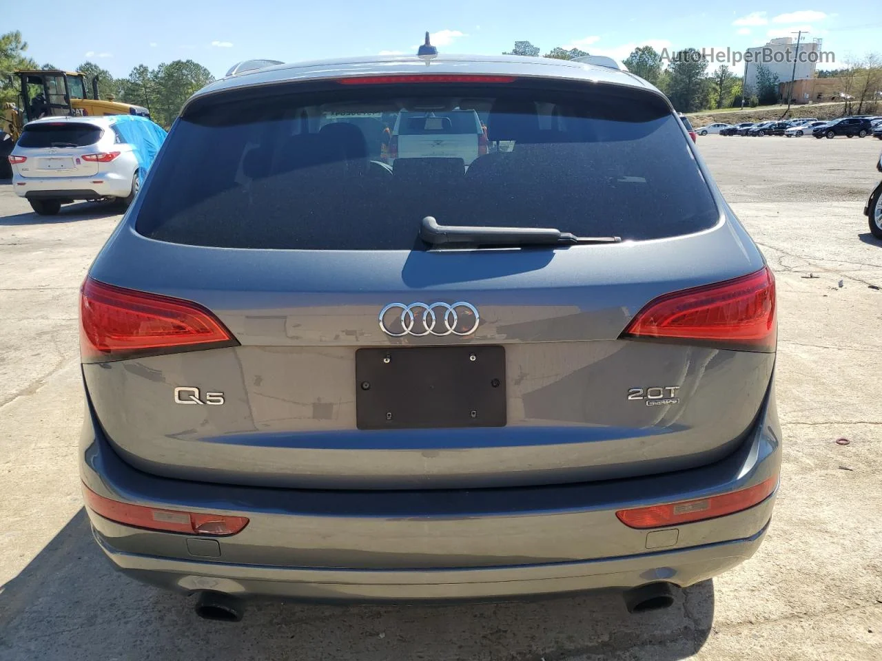 2014 Audi Q5 Premium Серый vin: WA1CFBFP0EA050629