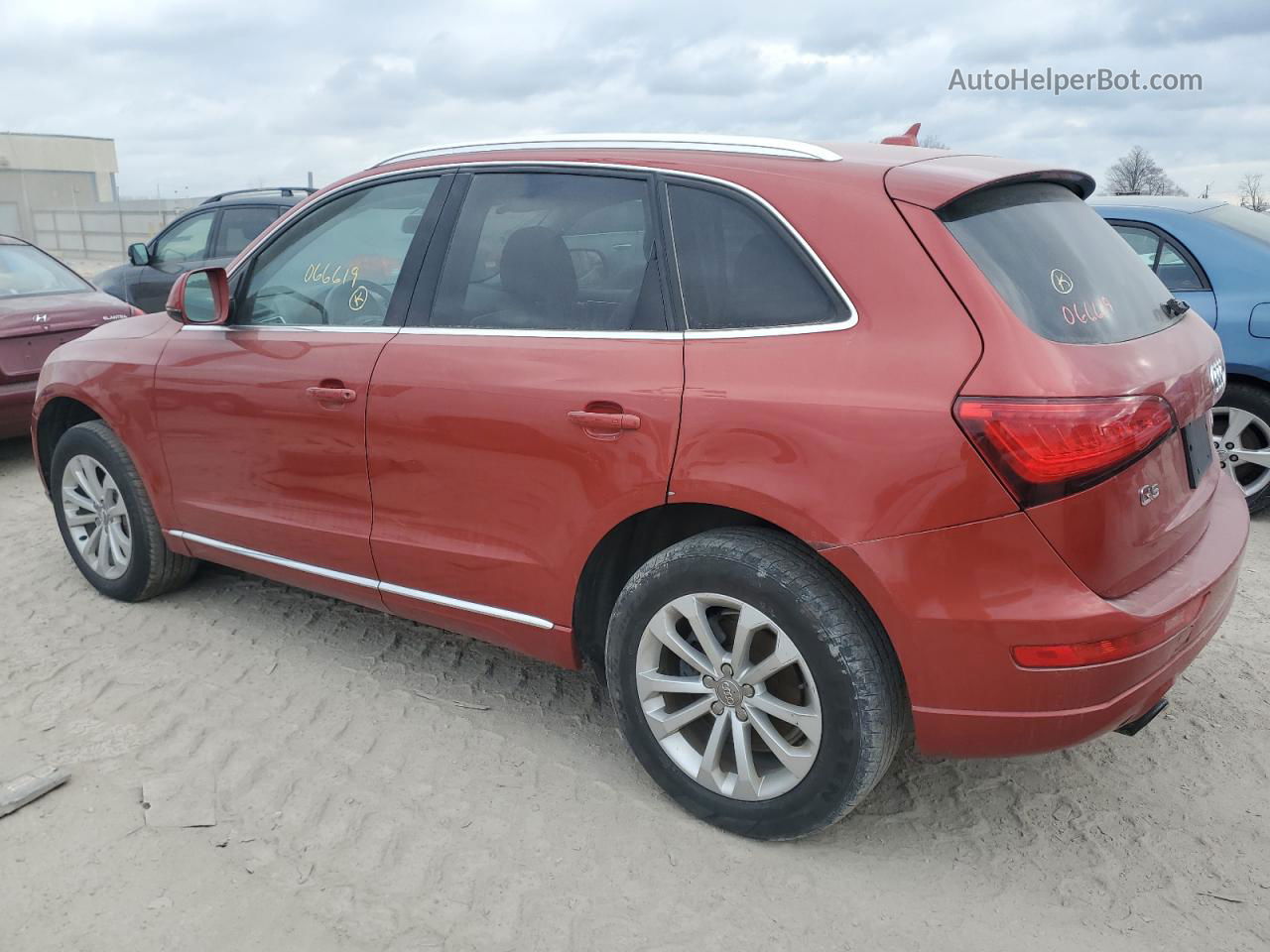 2014 Audi Q5 Premium Red vin: WA1CFBFP0EA066619