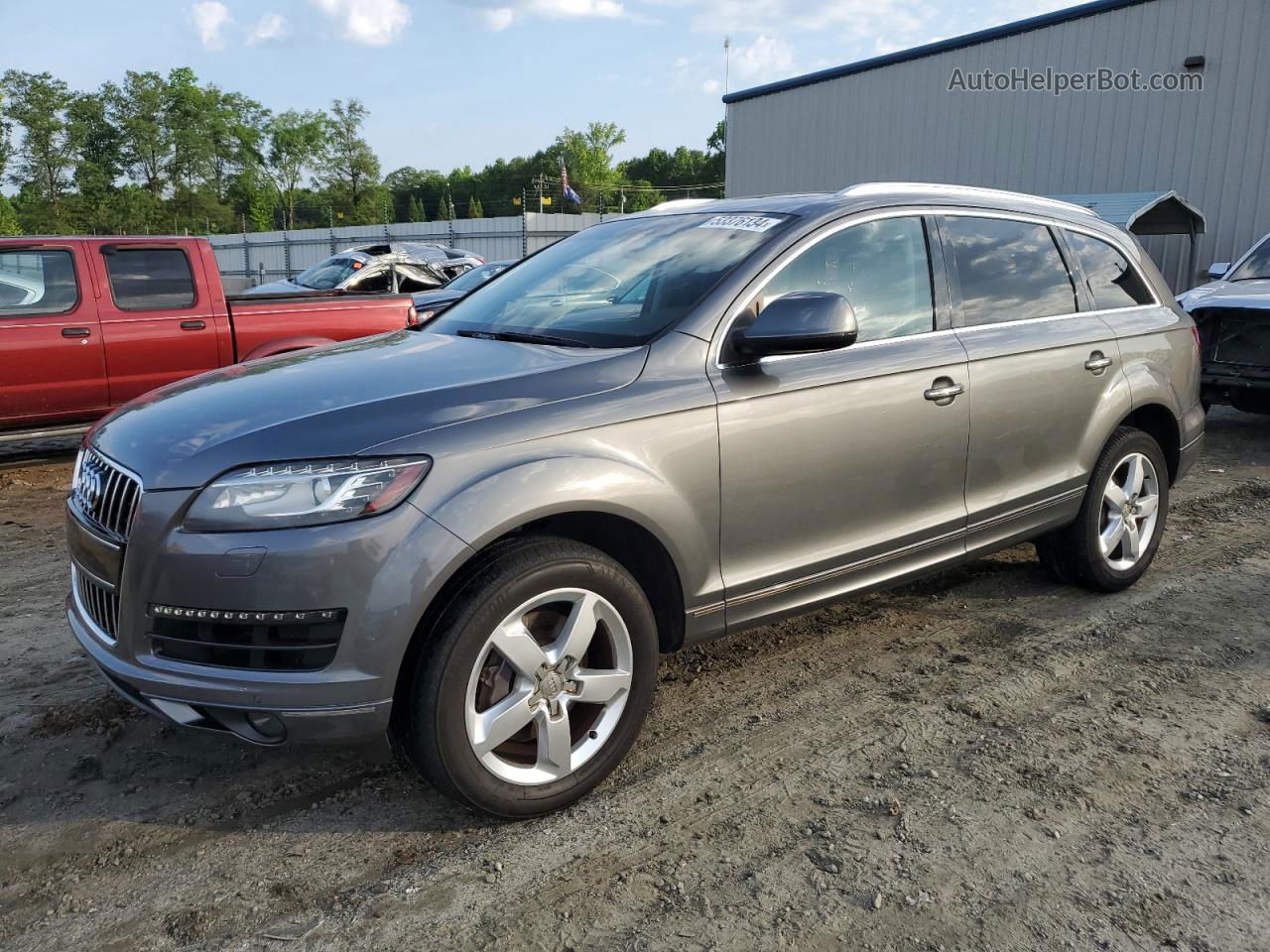 2015 Audi Q7 Premium Gray vin: WA1CGAFE1FD027690