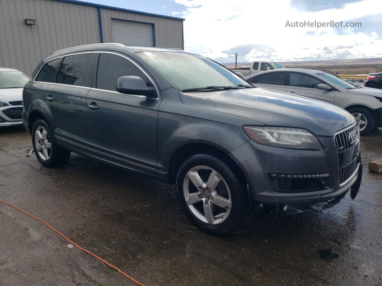 2015 Audi Q7 Premium Серый vin: WA1CGAFE2FD008484