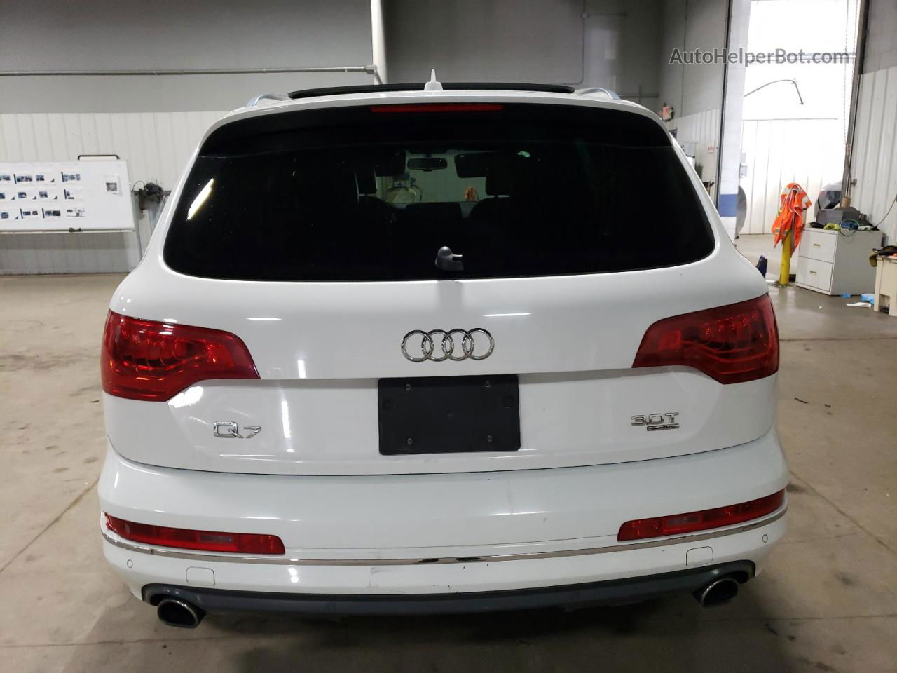 2015 Audi Q7 Premium White vin: WA1CGAFE2FD027651