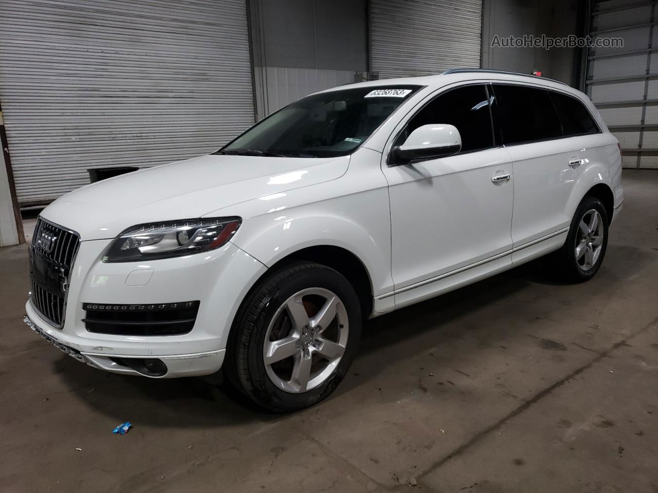 2015 Audi Q7 Premium White vin: WA1CGAFE2FD027651