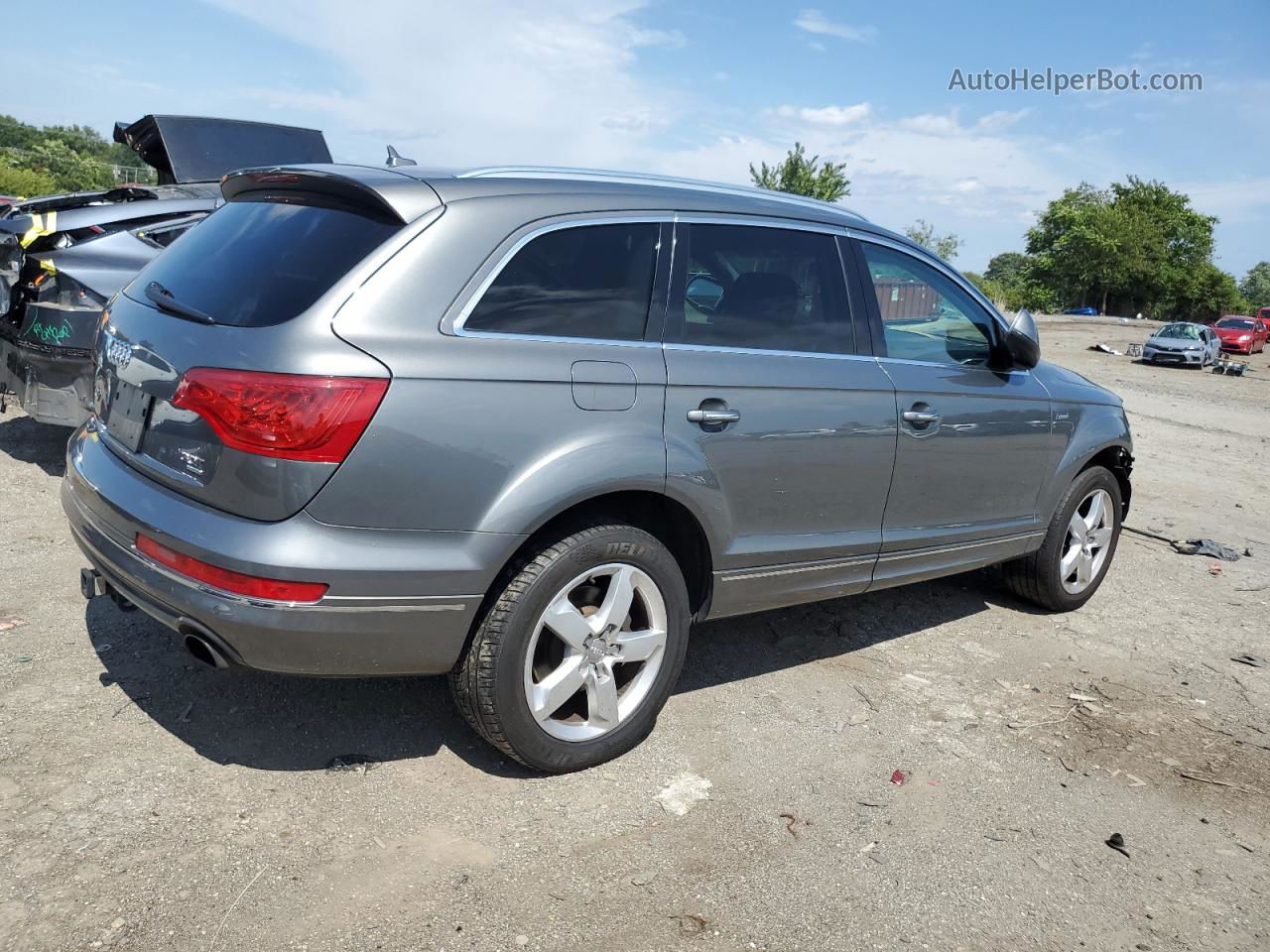 2015 Audi Q7 Premium Серый vin: WA1CGAFE3FD022250