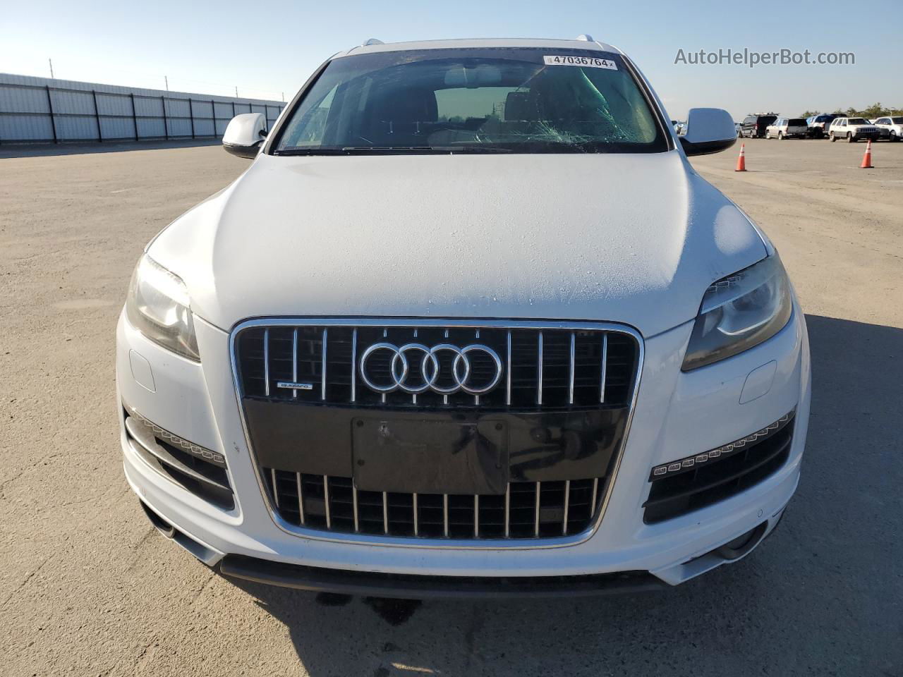 2015 Audi Q7 Premium White vin: WA1CGAFE4FD023908