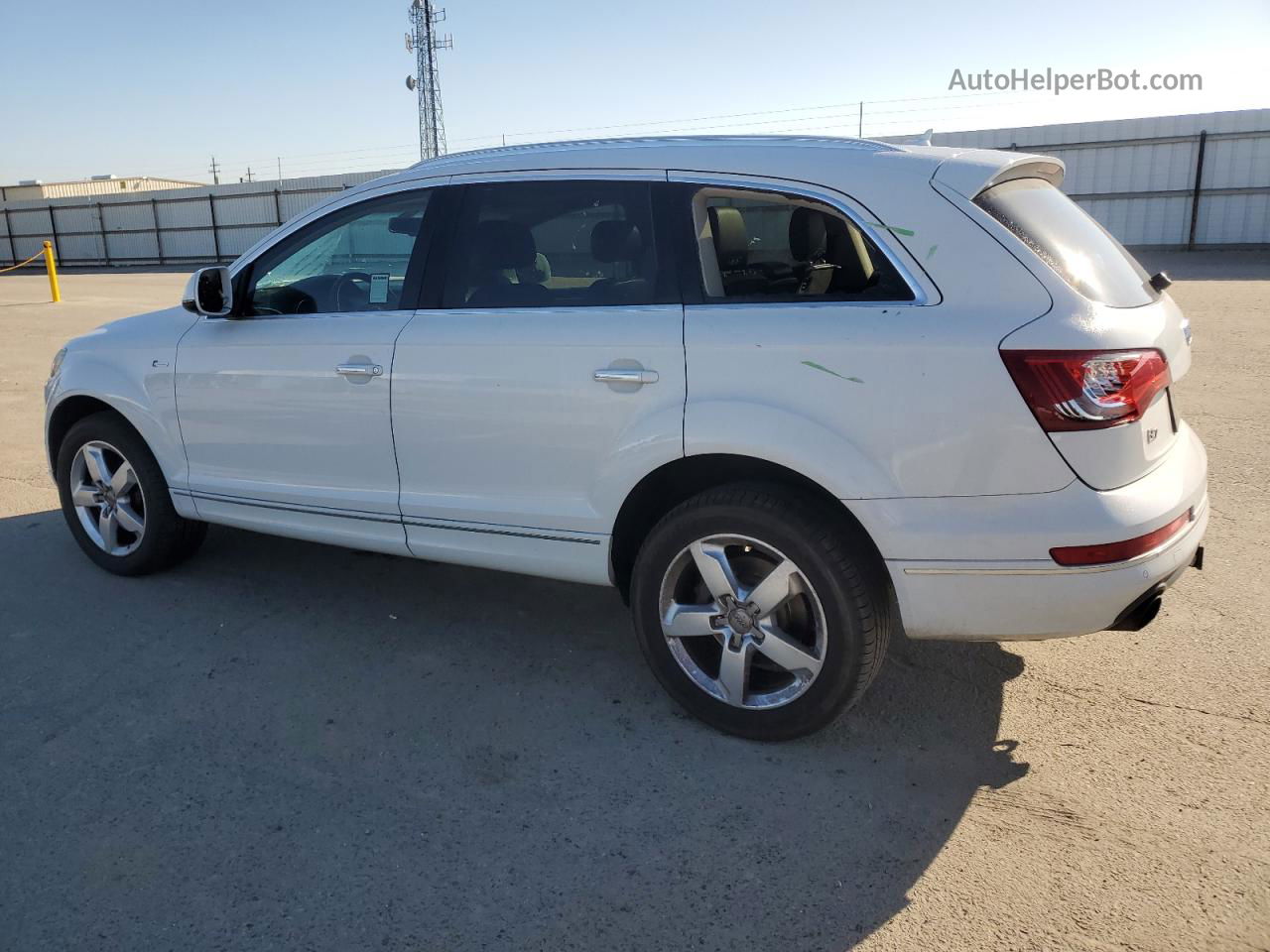 2015 Audi Q7 Premium White vin: WA1CGAFE4FD023908