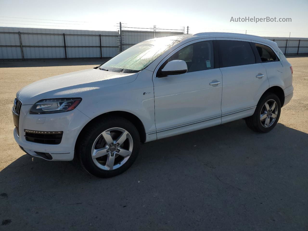 2015 Audi Q7 Premium White vin: WA1CGAFE4FD023908