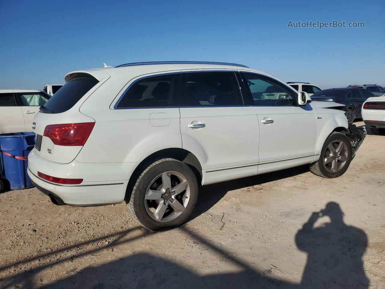 2015 Audi Q7 Premium White vin: WA1CGAFE6FD018029