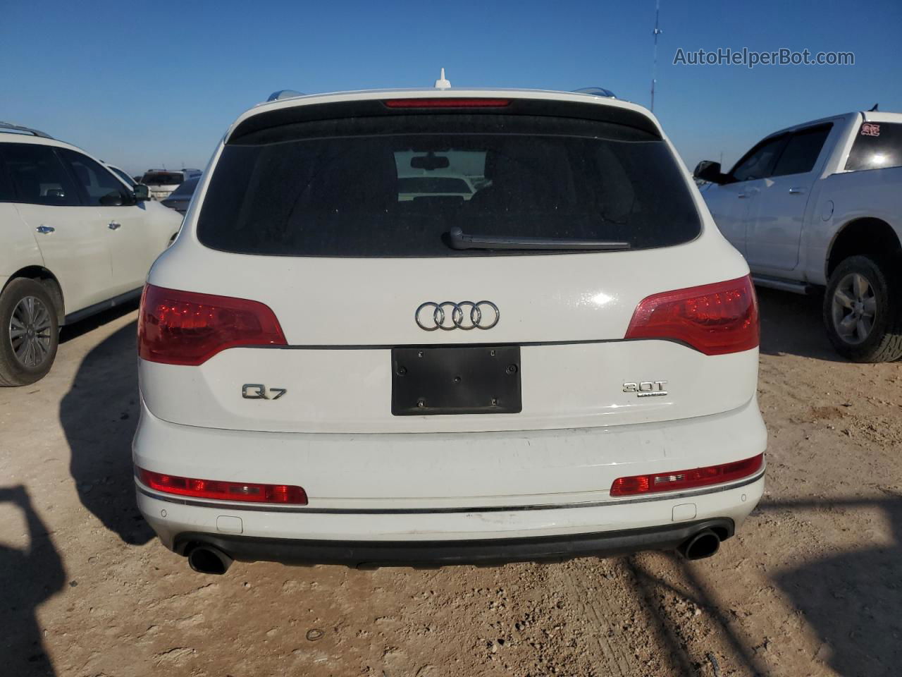 2015 Audi Q7 Premium White vin: WA1CGAFE6FD018029