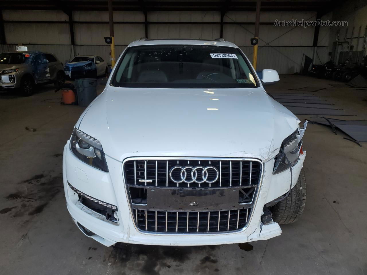 2015 Audi Q7 Premium White vin: WA1CGAFE7FD018119