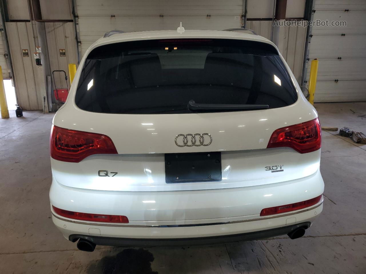 2015 Audi Q7 Premium White vin: WA1CGAFE7FD018119