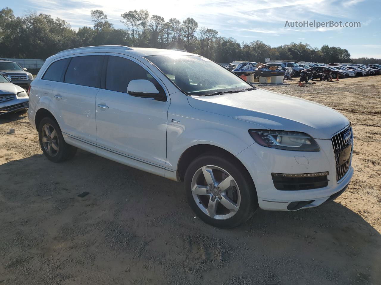 2015 Audi Q7 Premium White vin: WA1CGAFE9FD021961