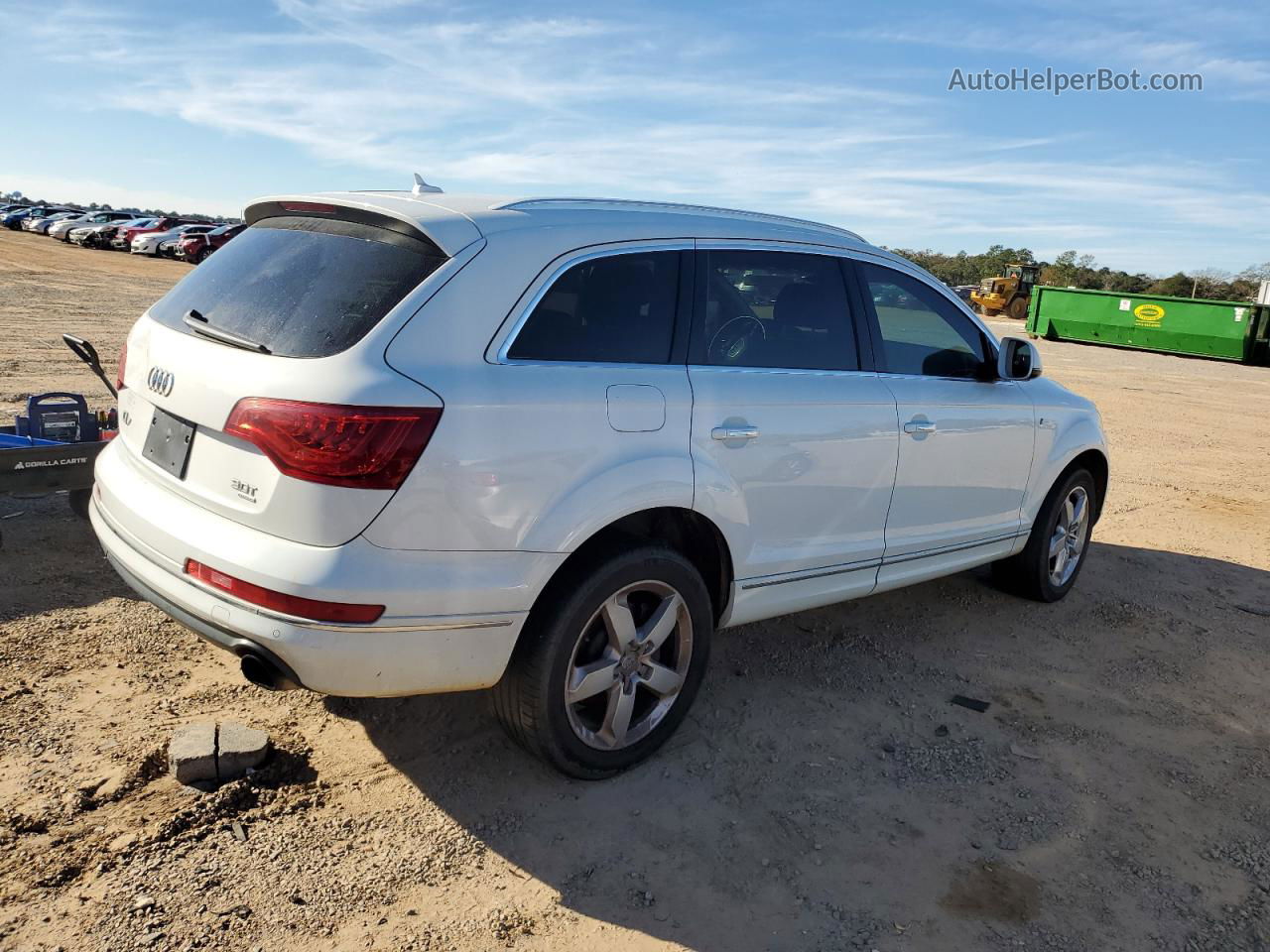 2015 Audi Q7 Premium White vin: WA1CGAFE9FD021961