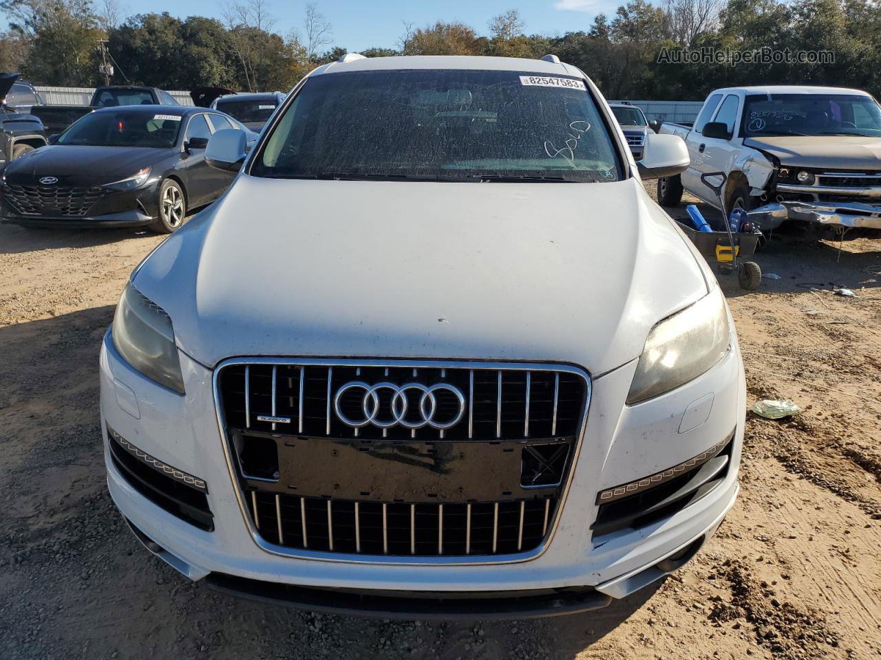 2015 Audi Q7 Premium White vin: WA1CGAFE9FD021961