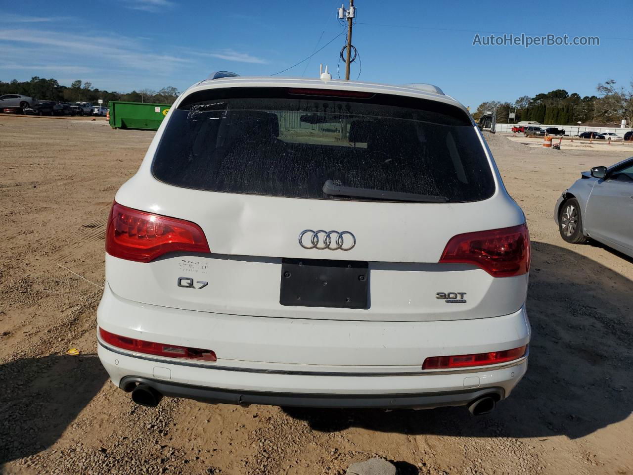 2015 Audi Q7 Premium Белый vin: WA1CGAFE9FD021961