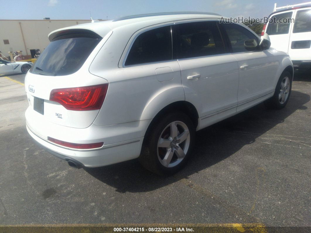 2015 Audi Q7 3.0t Premium White vin: WA1CGAFEXFD017871