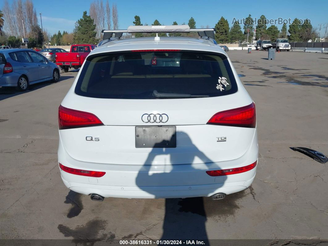 2014 Audi Q5 3.0 Tdi Premium Plus White vin: WA1CMAFP0EA039078