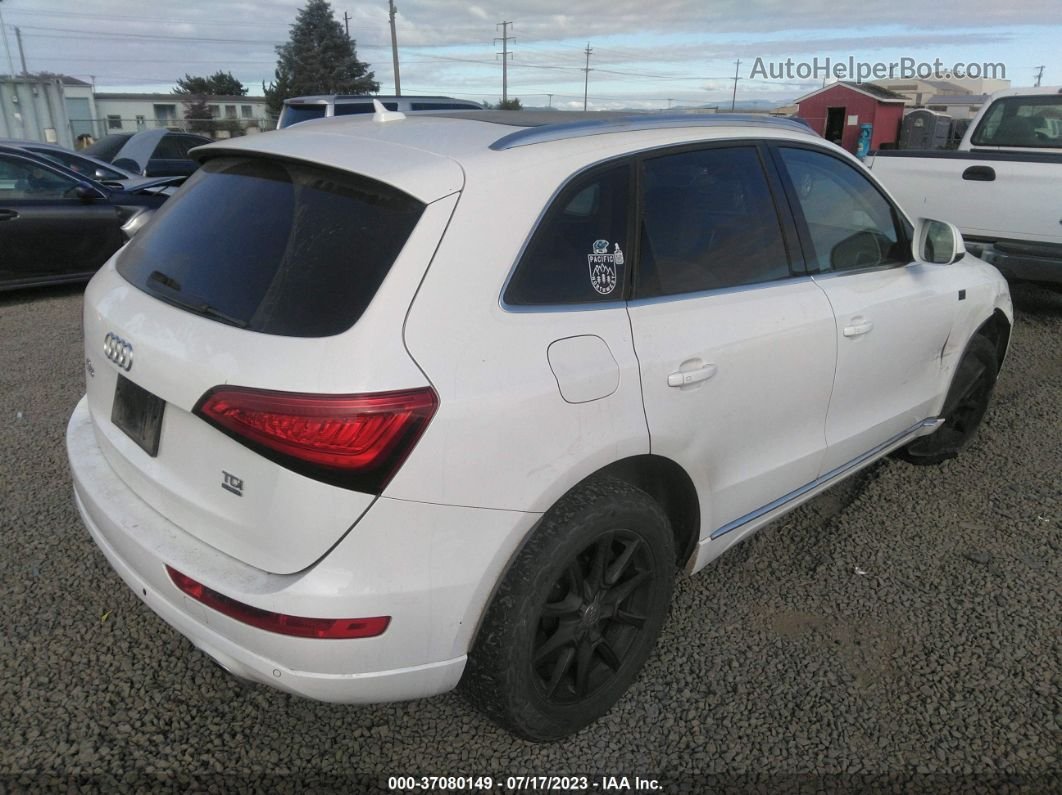 2014 Audi Q5 Premium Plus White vin: WA1CMAFP0EA089530