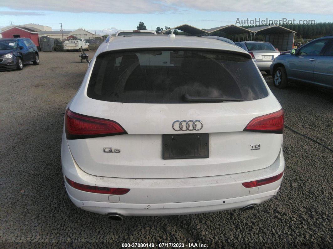 2014 Audi Q5 Premium Plus White vin: WA1CMAFP0EA089530