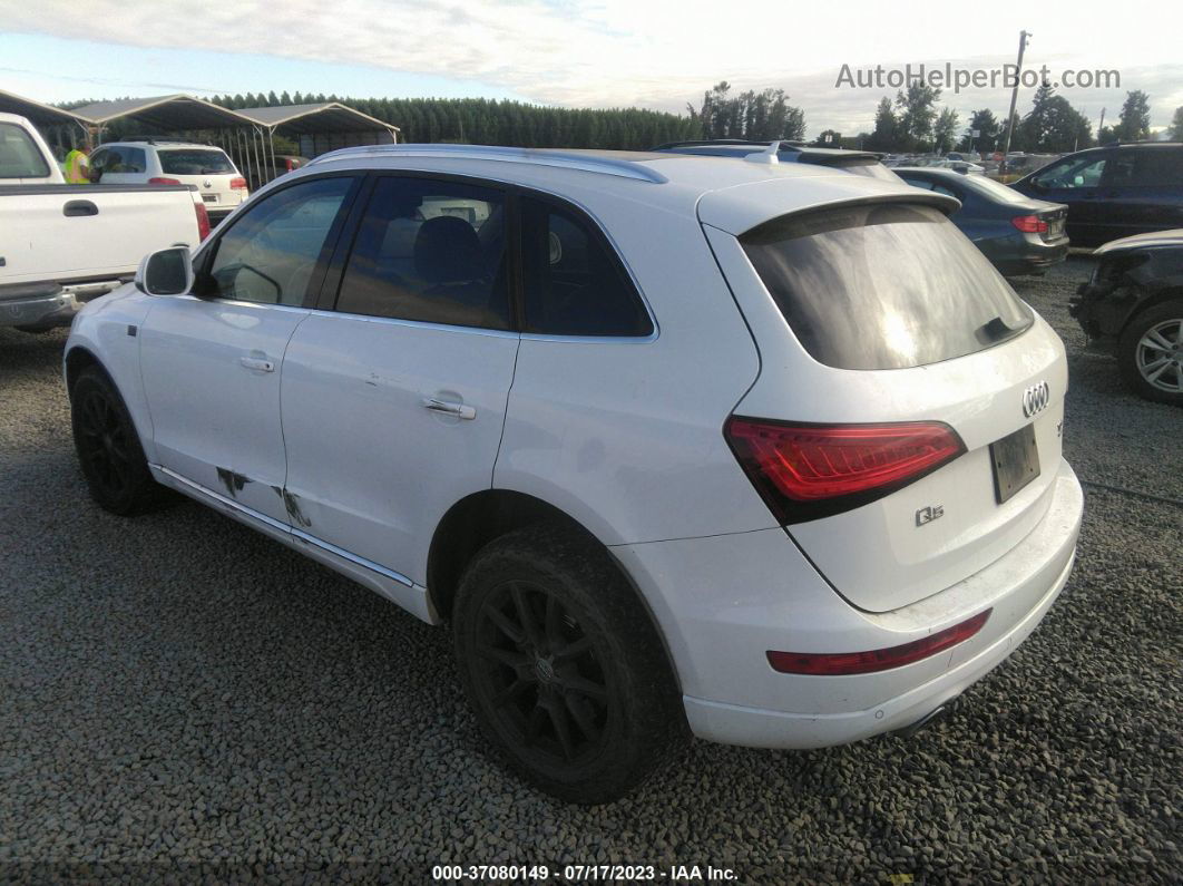 2014 Audi Q5 Premium Plus White vin: WA1CMAFP0EA089530