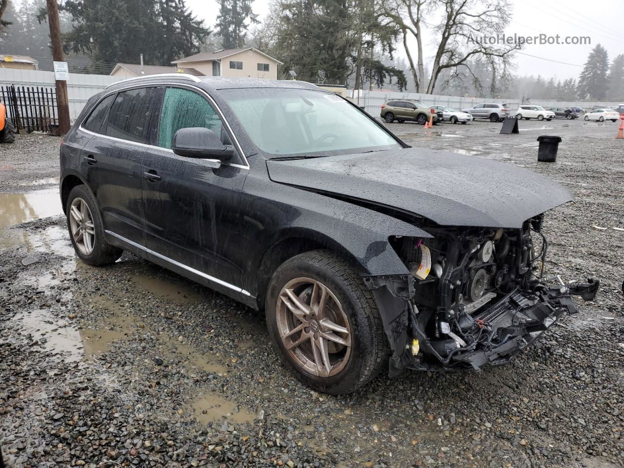 2014 Audi Q5 Tdi Premium Plus Black vin: WA1CMAFP1EA013282