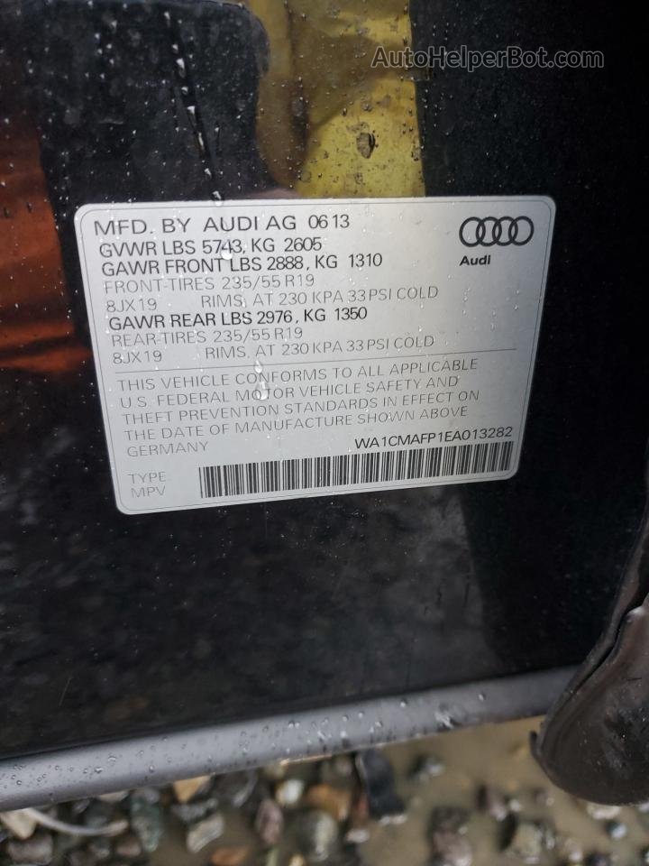 2014 Audi Q5 Tdi Premium Plus Черный vin: WA1CMAFP1EA013282