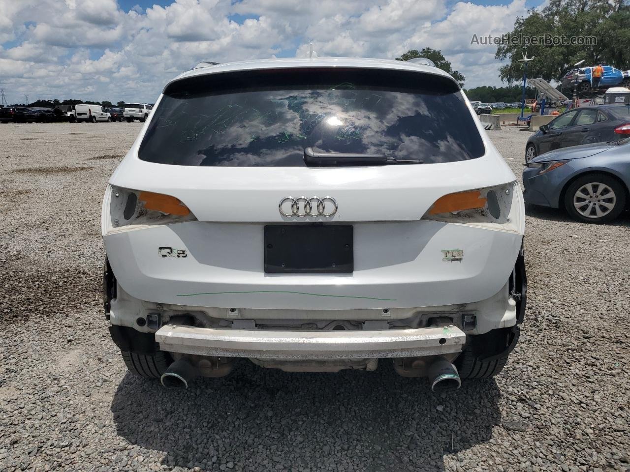 2014 Audi Q5 Tdi Premium Plus White vin: WA1CMAFP3EA021156