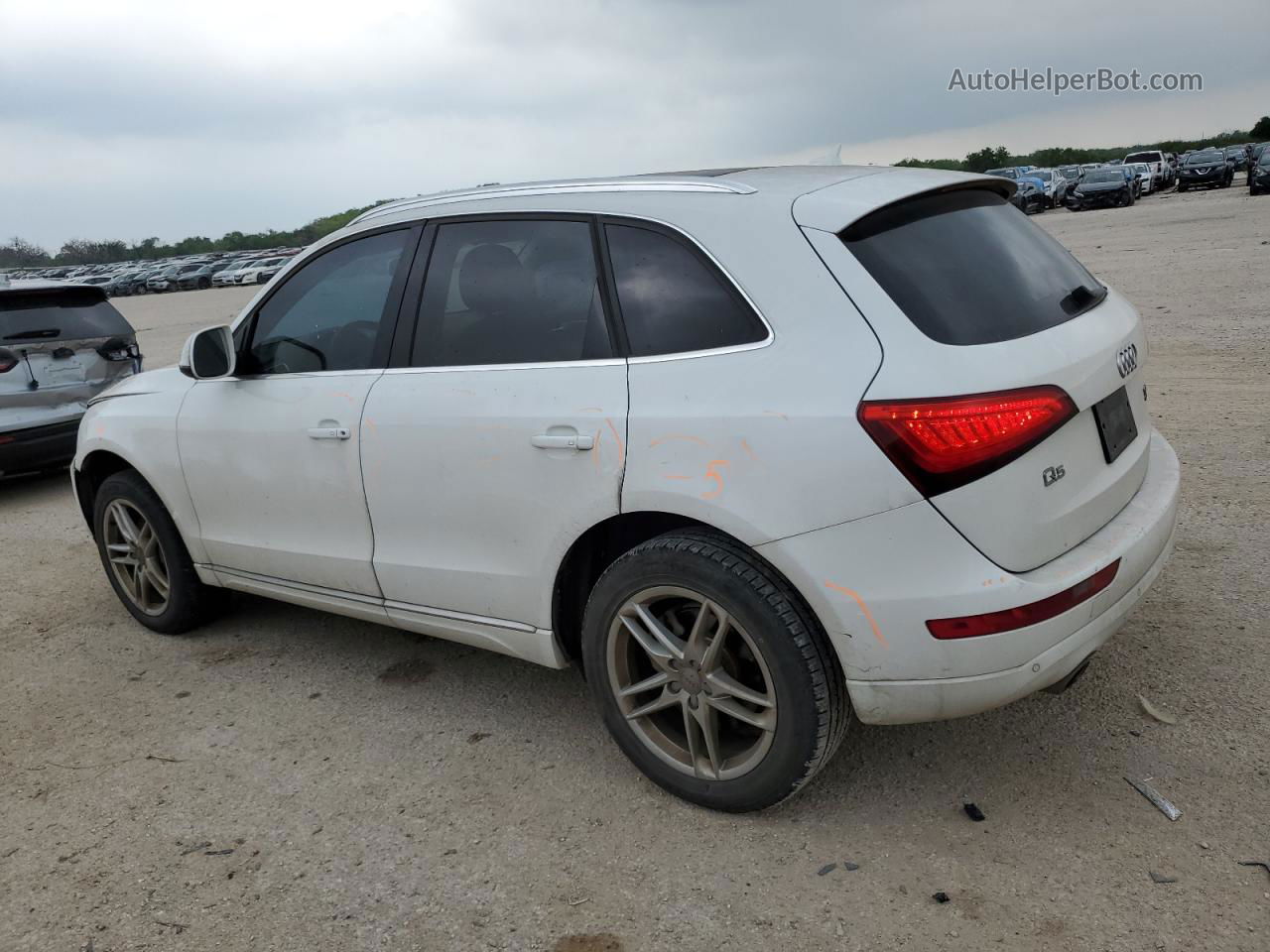 2014 Audi Q5 Tdi Premium Plus White vin: WA1CMAFP4EA109777