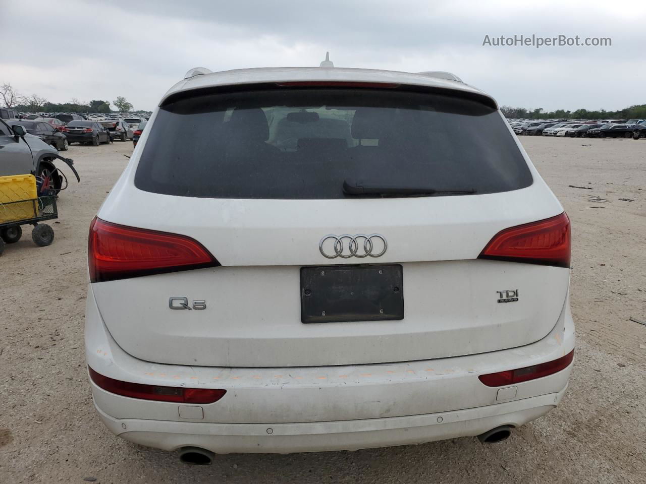 2014 Audi Q5 Tdi Premium Plus White vin: WA1CMAFP4EA109777