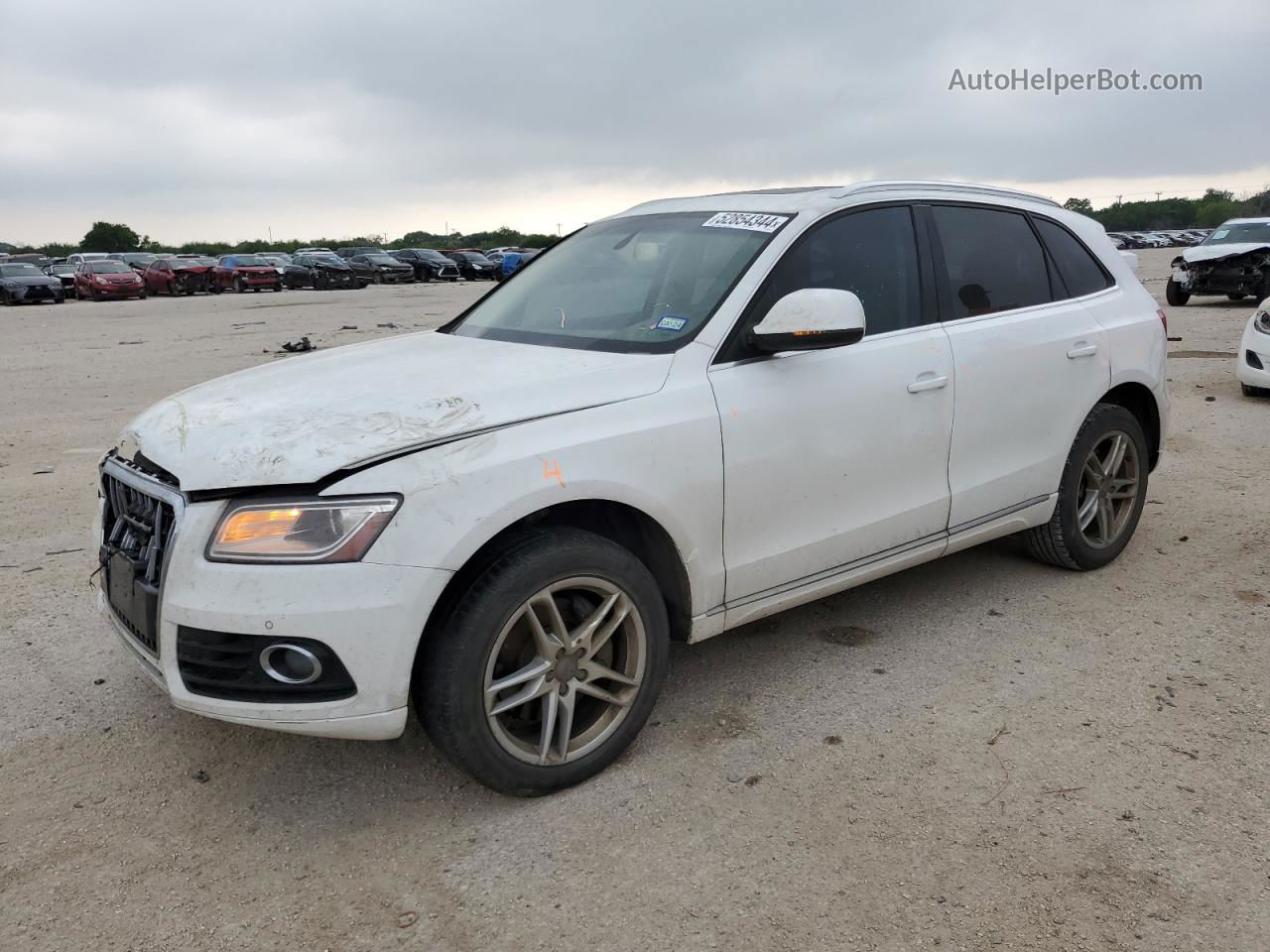 2014 Audi Q5 Tdi Premium Plus White vin: WA1CMAFP4EA109777