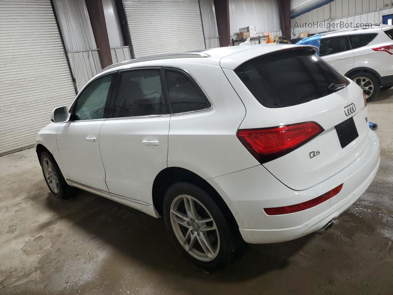 2014 Audi Q5 Tdi Premium Plus White vin: WA1CMAFP6EA101289