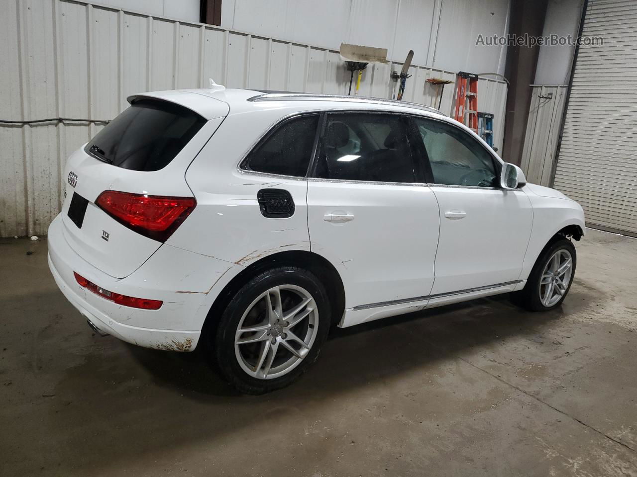 2014 Audi Q5 Tdi Premium Plus White vin: WA1CMAFP6EA101289