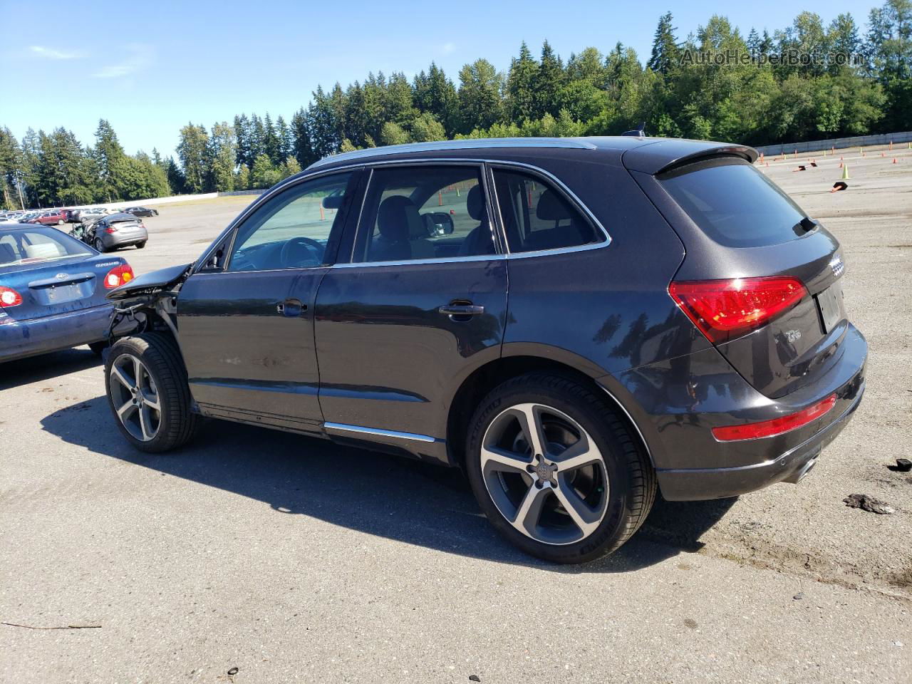 2014 Audi Q5 Tdi Premium Plus Gray vin: WA1CMAFP6EA124667