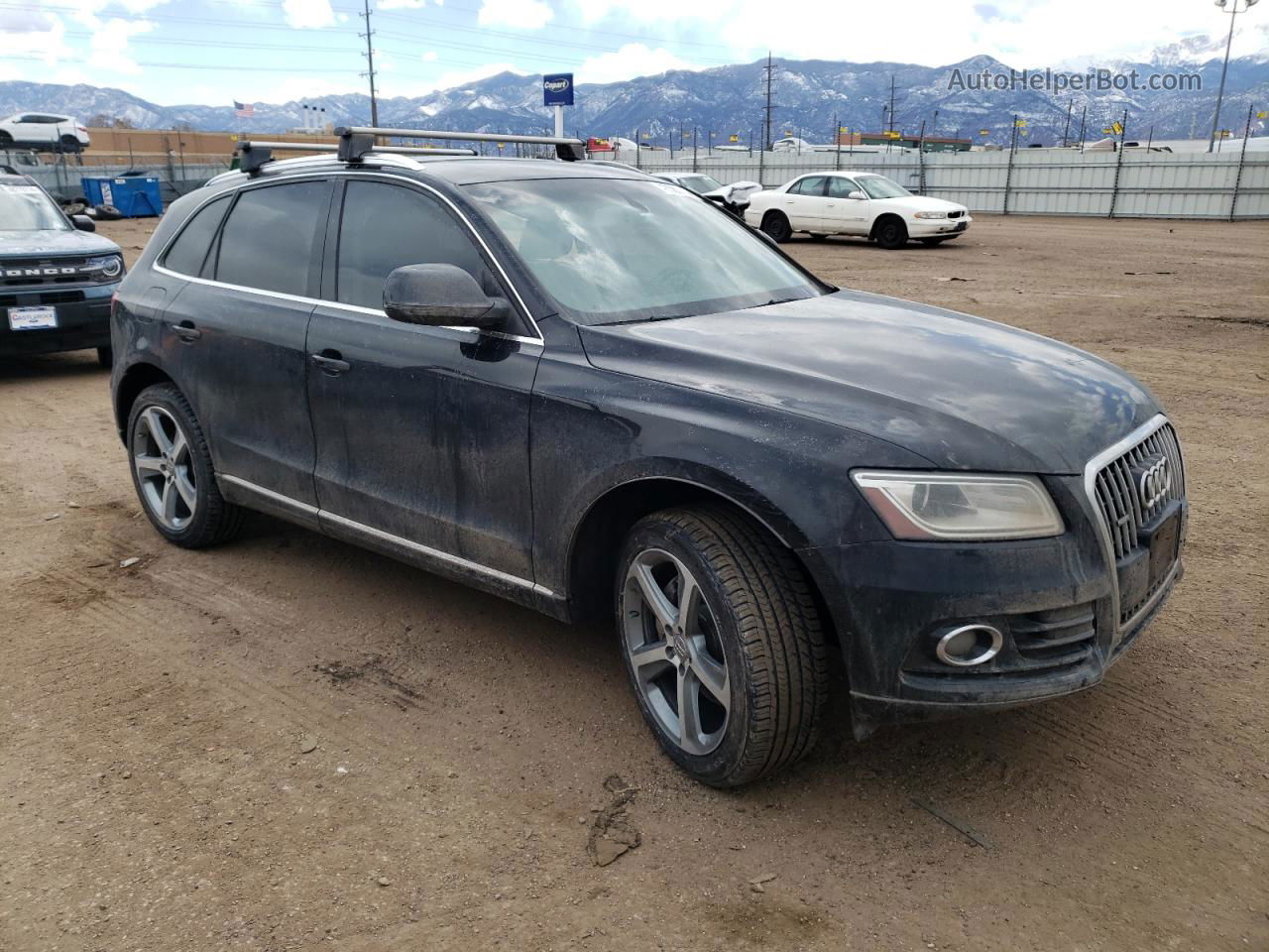 2014 Audi Q5 Tdi Premium Plus Black vin: WA1CMAFP7EA015165