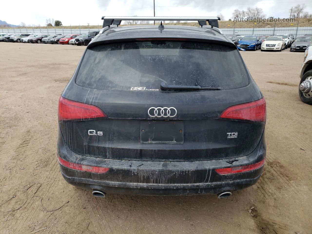 2014 Audi Q5 Tdi Premium Plus Black vin: WA1CMAFP7EA015165