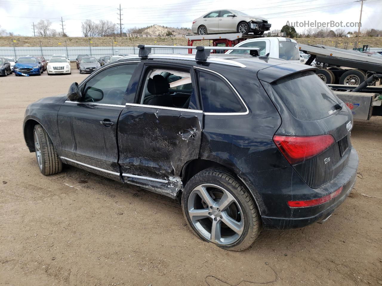 2014 Audi Q5 Tdi Premium Plus Black vin: WA1CMAFP7EA015165