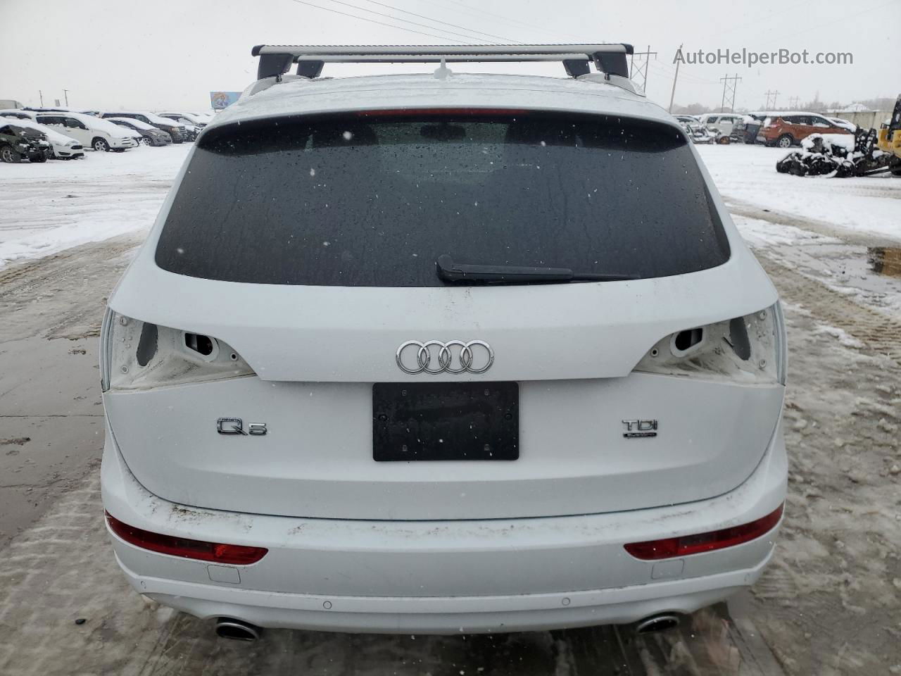 2014 Audi Q5 Tdi Premium Plus Белый vin: WA1CMAFP8EA013148