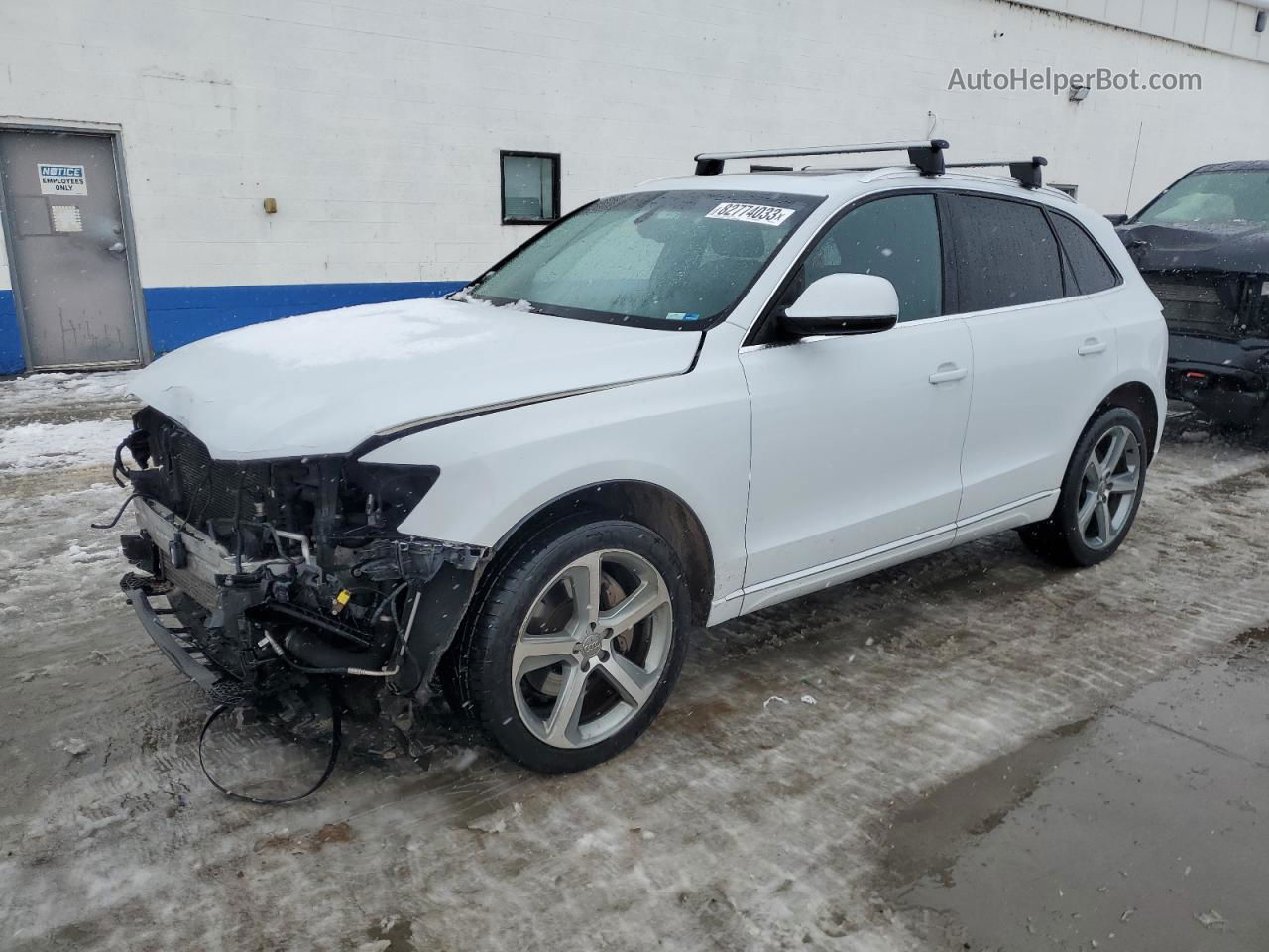 2014 Audi Q5 Tdi Premium Plus White vin: WA1CMAFP8EA013148